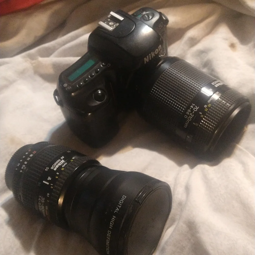Nikon N50 with 2 Auto Focus Lenses